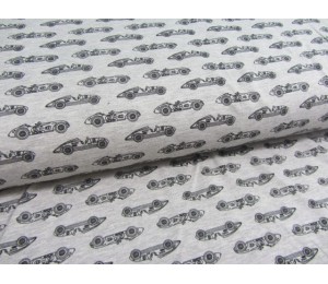 Jersey Autos Rennauto grau meliert